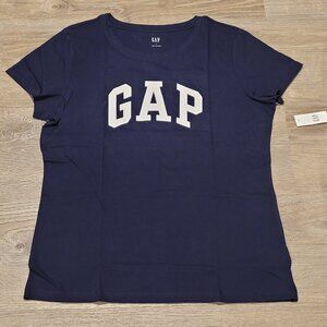 Women's Gap Navy Blue Soft Crewneck Short Sleeve T-Shirt